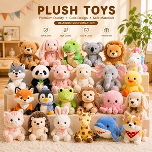 Customized Cute Animal Shape Plush Toy with Branding