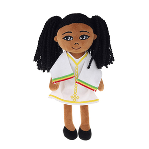 African Girl Custom Plush Rag Doll
