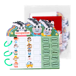 Food Chain Animal Matching Wooden Activity Book