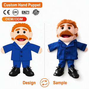 Client Custom Your Artwork Character Hand Puppet