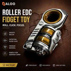 Halooplayer Metal Fidget Slider Guns EDC Office Stress Anxiety Stress Relief Desk Toy