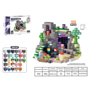 100PCS Magnetic Blocks STEM Magnet Building Toys