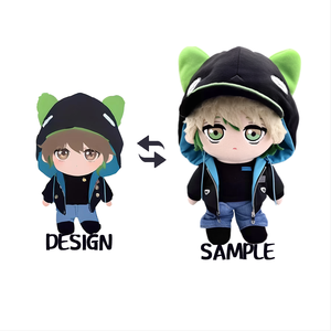 Customizable Anime Plush Toy ODM Stuffed Toy Embroidered Logo